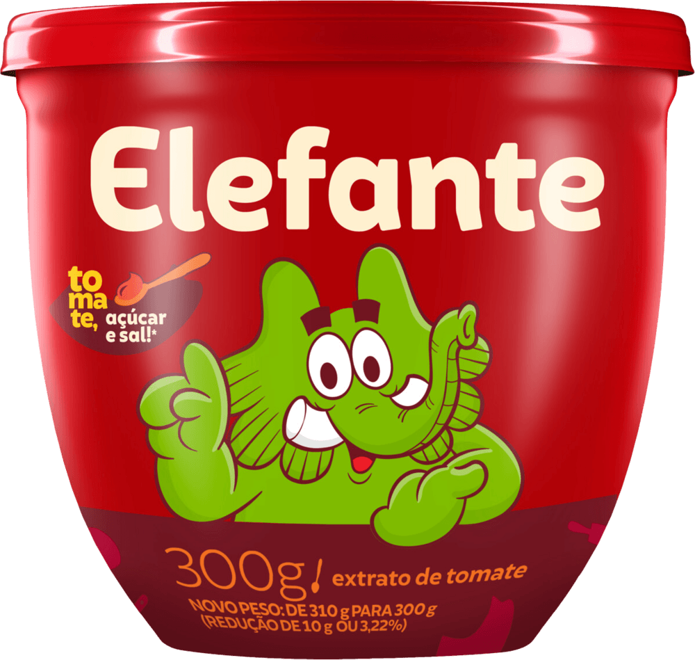 Extrato de Tomate Elefante Pote 300g