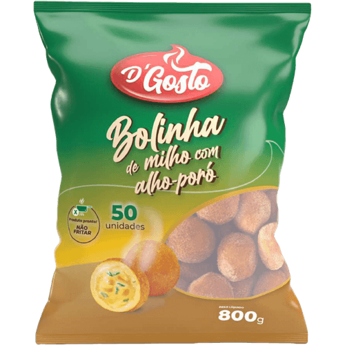 Salgadinhos-Congelados-Sabor-Milho-Com-Alho-Poro-D-Gosto-800g Salgadinhos-Congelados-Sabor-Milho-Com-Alho-Poro-D-Gosto-800g