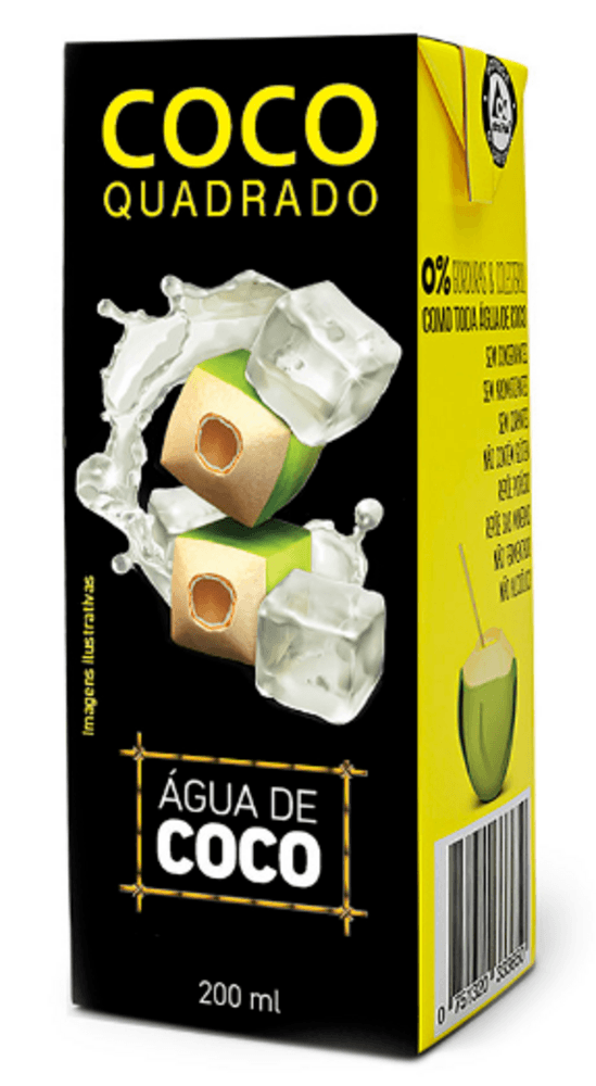 Água de Coco Coco Quadrado 200Ml