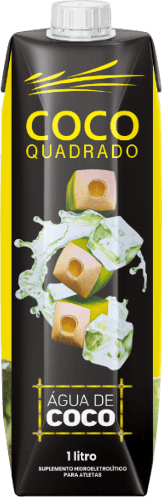 Água de Coco Coco Quadrado Com 1L