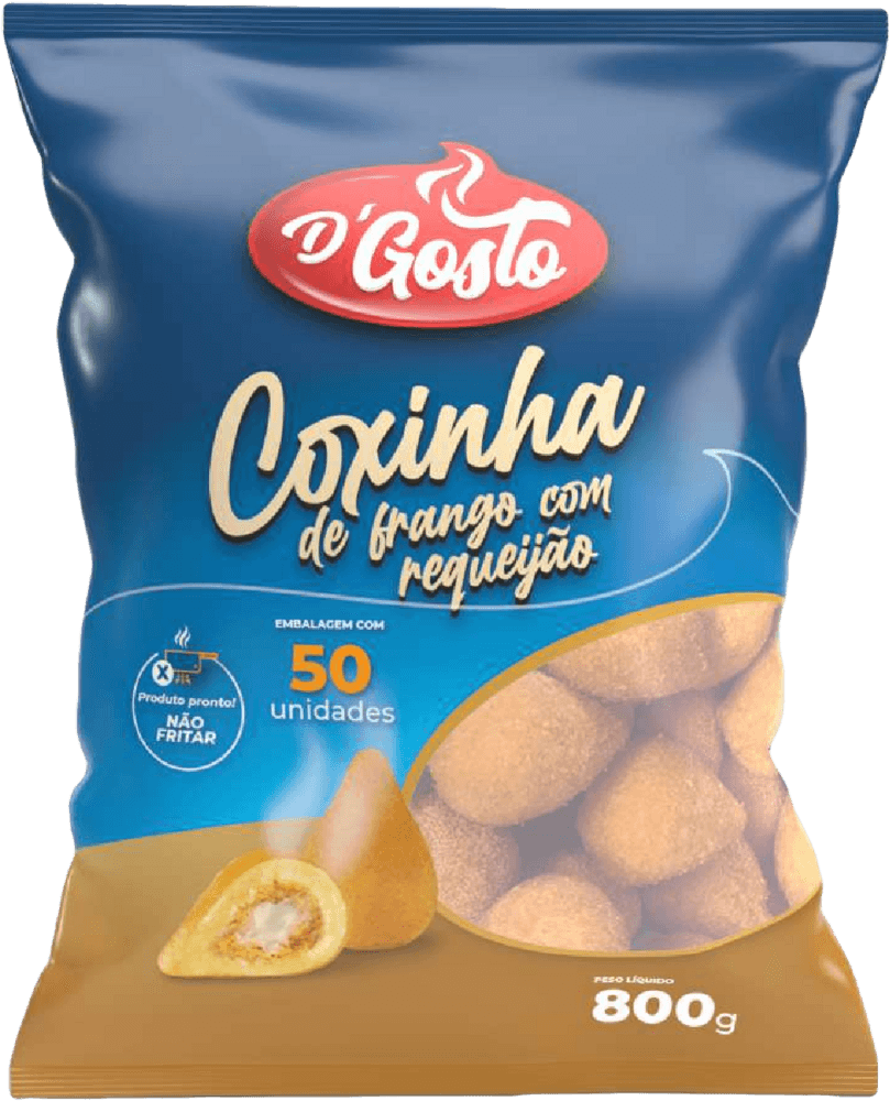 Coxinha de Frango com Requeijão D'Gosto Congelada 800g