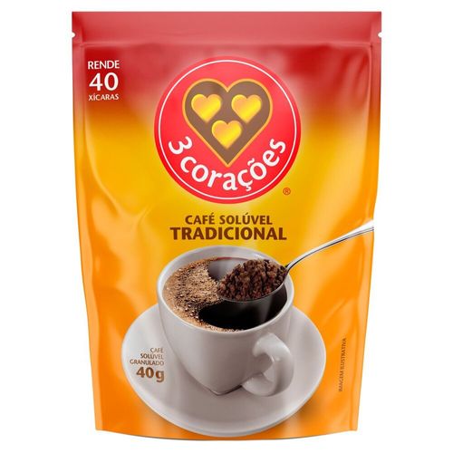 Cafe-Soluvel-Tradicional-3-Coracoes-Sache-40g Cafe-Soluvel-Tradicional-3-Coracoes-Sache-40g