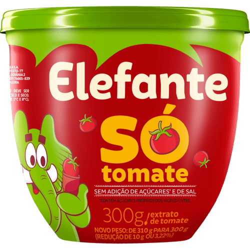 Extrato-de-Tomate-Elefante-So-Tomate-Pote-300g Extrato-de-Tomate-Elefante-So-Tomate-Pote-300g
