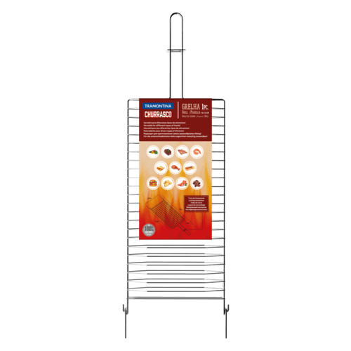 Grelha-Aco-Inox-Tramontina-Media Grelha-Aco-Inox-Tramontina-Media