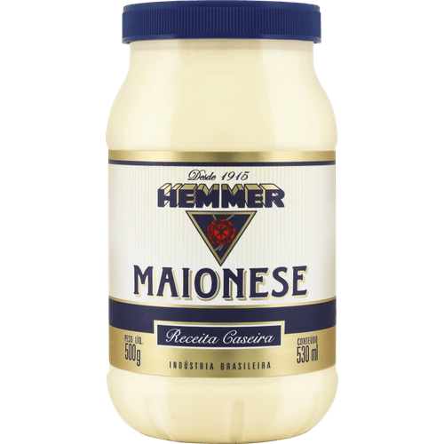 Maionese-Receita-Caseira-Hemmer-Pote-500g Maionese-Receita-Caseira-Hemmer-Pote-500g
