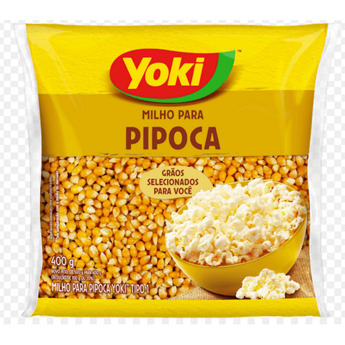 Milho-para-Pipoca-Tipo-1-Yoki-Pacote-400g Milho-para-Pipoca-Tipo-1-Yoki-Pacote-400g