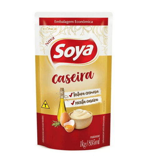Maionese-Caseira-Soya-Sache-1kg-Embalagem-Economica Maionese-Caseira-Soya-Sache-1kg-Embalagem-Economica
