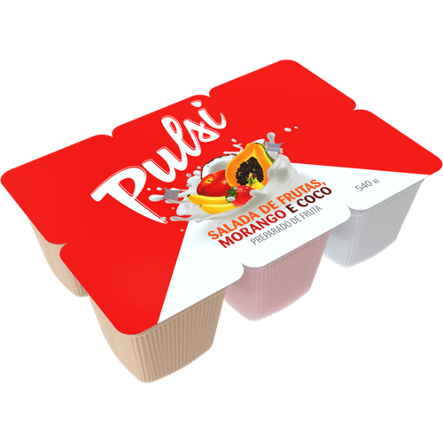 Bebida-Lactea-Fermentada-Preparado-de-Fruta-Salada-de-Frutas---Morango---Coco-Pulsi-Bandeja-480g-6-Unidades Bebida-Lactea-Fermentada-Preparado-de-Fruta-Salada-de-Frutas---Morango---Coco-Pulsi-Bandeja-480g-6-Unidades