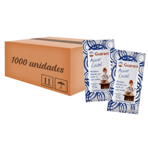 Acucar-Cristaal-Guarani-Premium-Sache-com-1000-Unidades-5g-cada Acucar-Cristaal-Guarani-Premium-Sache-com-1000-Unidades-5g-cada
