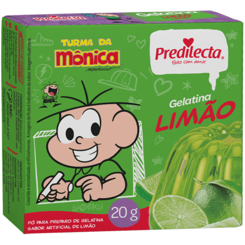 Preparo-de-Gelatina-em-Po-Limao-Turma-da-Monica-Predilecta-Caixa-20g Preparo-de-Gelatina-em-Po-Limao-Turma-da-Monica-Predilecta-Caixa-20g