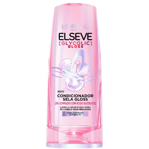 Condicionador-Sela-Gloss-L-oreal-Paris-Elseve-Glycolic-Gloss-Frasco-200ml Condicionador-Sela-Gloss-L-oreal-Paris-Elseve-Glycolic-Gloss-Frasco-200ml