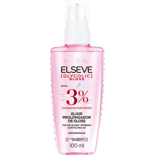 Serum-Prolongador-de-Brilho-Capilar-Elseve-Glycolic-Gloss-100ml Serum-Prolongador-de-Brilho-Capilar-Elseve-Glycolic-Gloss-100ml