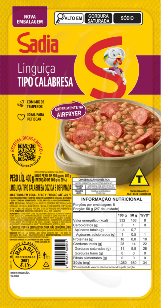 LING CALAB SADIA 400G