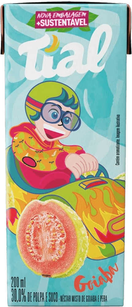 Suco Néctar Misto Tial Goiaba e Pera TP com 200ml