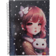 CADERNO-UNIVERSITARIO-CAPA-DURA-80-FLS-VA-BENNE-LOVELY-GIRLS