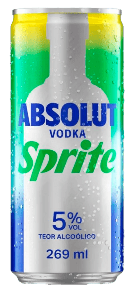 BEB MISTA VODKA ABSOLUT 269ML-LT SPRITE