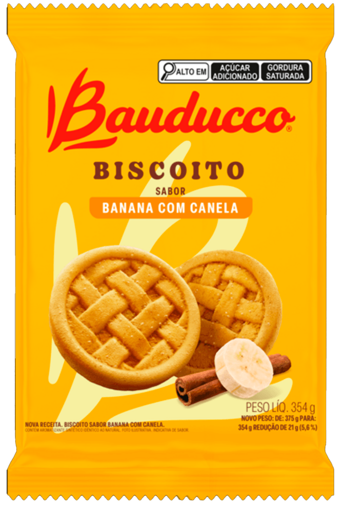 BISC AMANT BAUDUCCO 354G-PC BANANA C/CANELA