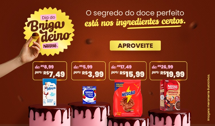 Mês do Brigadeiro - Leite Condensando Moça até 14/09