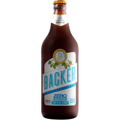 CERVEJA-BACKER-600ML-GF-ZERO-ACUCAR CERVEJA-BACKER-600ML-GF-ZERO-ACUCAR