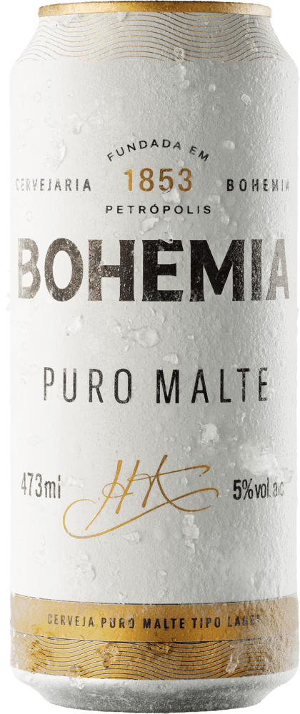 Cerveja Bohemia Puro Malte 473ml Lata