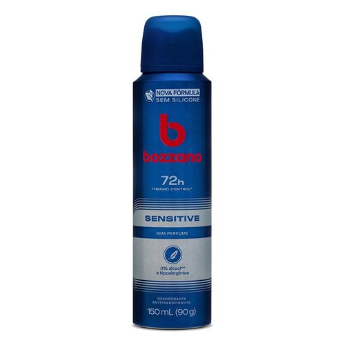 Desodorante-Sem-Perfume-Antitranspirante-Aerossol-Masculino-Bozzano-Sensitive-150ml Desodorante-Sem-Perfume-Antitranspirante-Aerossol-Masculino-Bozzano-Sensitive-150ml