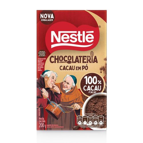 Cacau-em-Po-NESTLE-DOIS-FRADES-100--Cacau-200g Cacau-em-Po-NESTLE-DOIS-FRADES-100--Cacau-200g