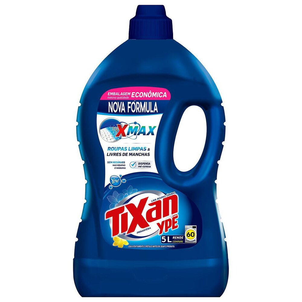 Sabão Líquido Tixan Ypê Primavera 5 Litros - Apoio Entrega V2, image size:1000x1000
