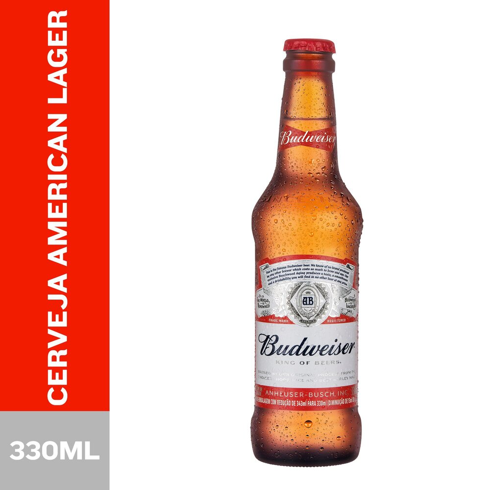 Cerveja Budweiser Long Neck 330ml