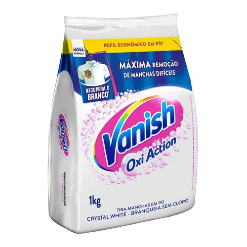 Tira-Manchas-Vanish-em-Po-Crystal-White-Oxi-Action-para-roupas-brancas-Refil-Economico-1kg Tira-Manchas-Vanish-em-Po-Crystal-White-Oxi-Action-para-roupas-brancas-Refil-Economico-1kg