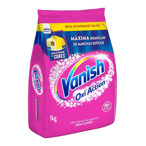 Tira-Manchas-Vanish-em-Po-Oxi-Action-para-roupas-coloridas-Refil-Economico-1kg Tira-Manchas-Vanish-em-Po-Oxi-Action-para-roupas-coloridas-Refil-Economico-1kg