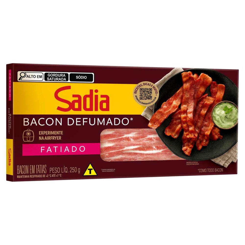 Bacon em fatias 250g Sadia Na Receita