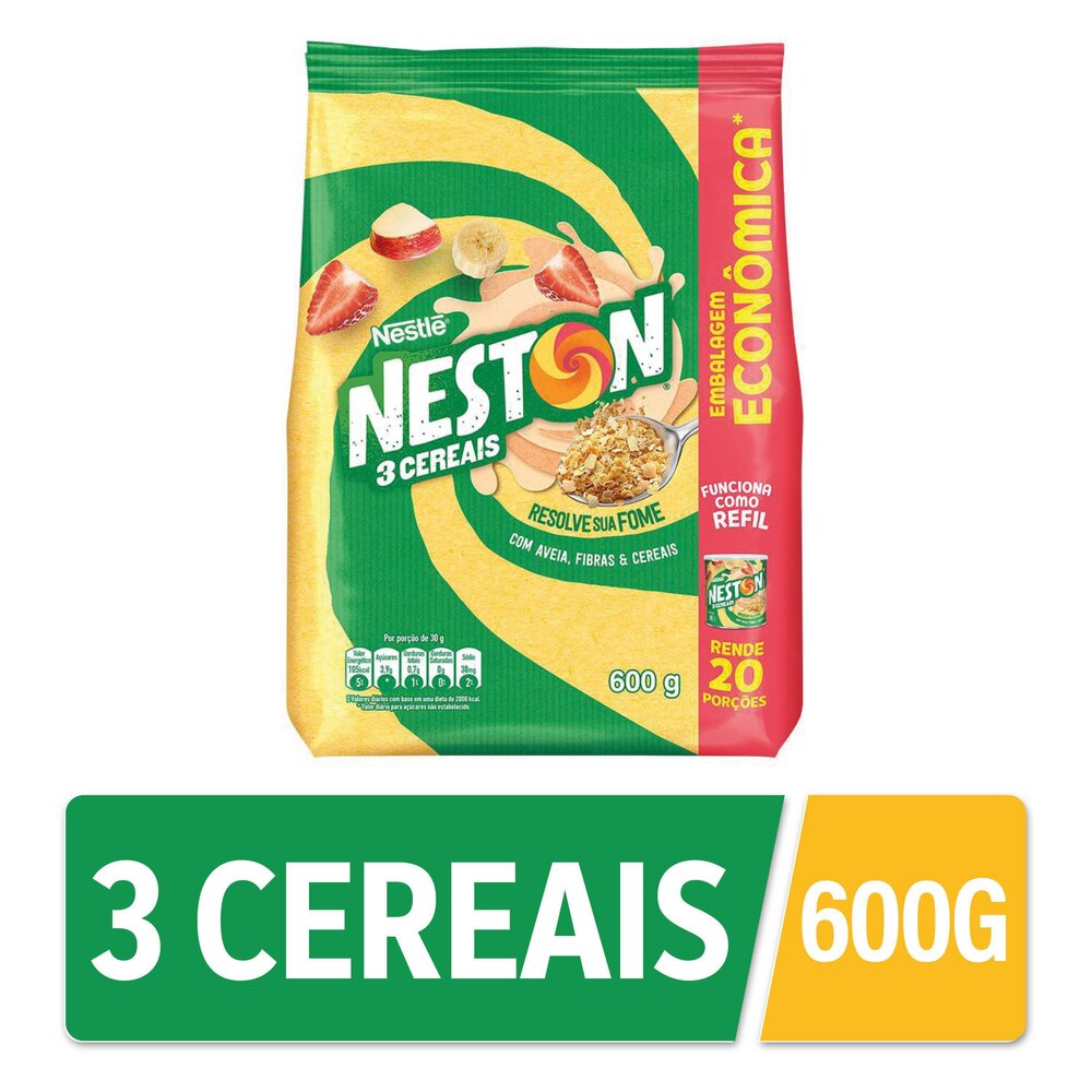 NESTON 3 Cereais 600g - Apoio Entrega V2, image size:1000x1000