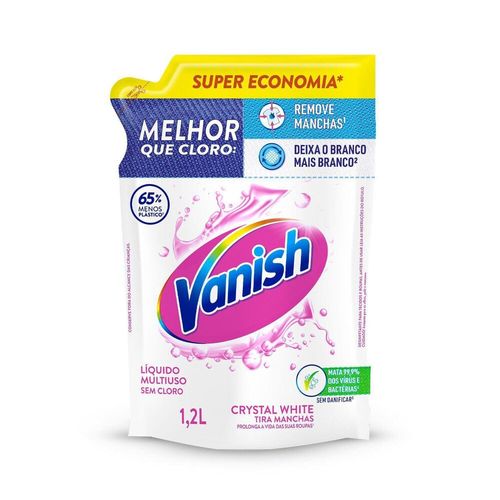 Tira-Manchas-Vanish-Liquido-Crystal-White-para-roupas-brancas-Embalagem-Economica-12L Tira-Manchas-Vanish-Liquido-Crystal-White-para-roupas-brancas-Embalagem-Economica-12L