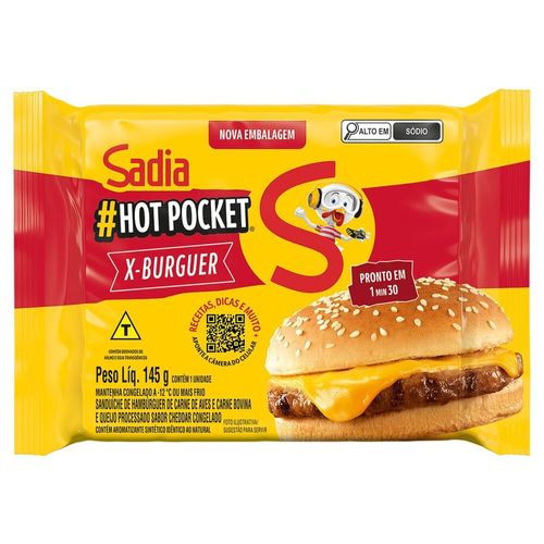 Hot-Pocket-X-Burguer-Sadia-145g Hot-Pocket-X-Burguer-Sadia-145g