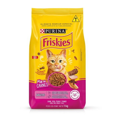 Racao-FRISKIES-gatos-adultos-Mix-de-Carne-1kg Racao-FRISKIES-gatos-adultos-Mix-de-Carne-1kg