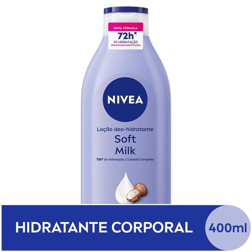 Locao-Hidratante-Desodorante-Nivea-Soft-Milk-400ml Locao-Hidratante-Desodorante-Nivea-Soft-Milk-400ml