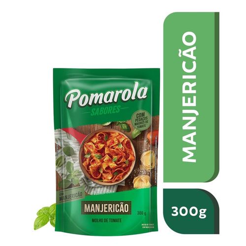 Molho-de-Tomate-Pomarola-Manjericao-Sache-300g Molho-de-Tomate-Pomarola-Manjericao-Sache-300g