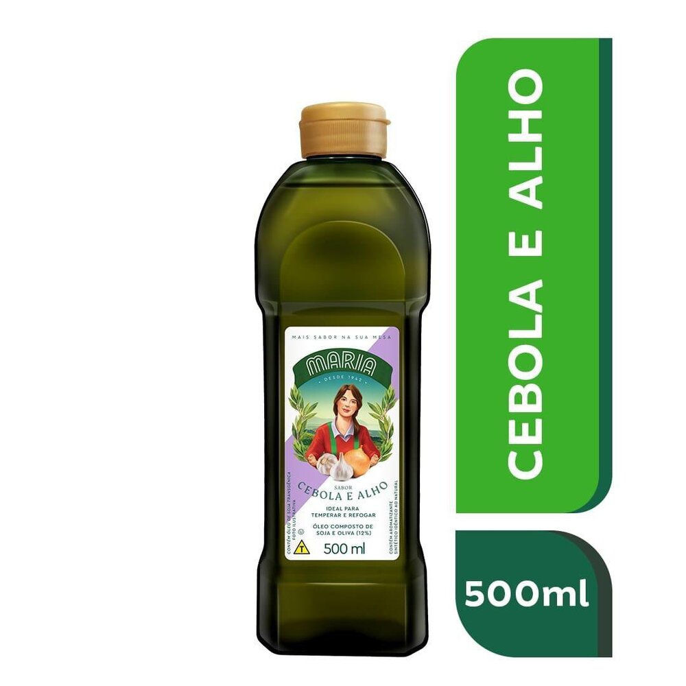 Óleo Composto Maria Cebola e Alho PET 500ml
