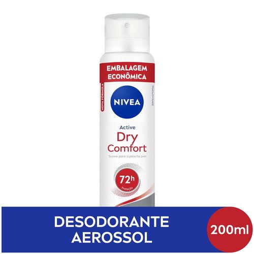 NIVEA-Desodorante-Antitranspirante-Aerossol-Dry-Comfort-200ml NIVEA-Desodorante-Antitranspirante-Aerossol-Dry-Comfort-200ml
