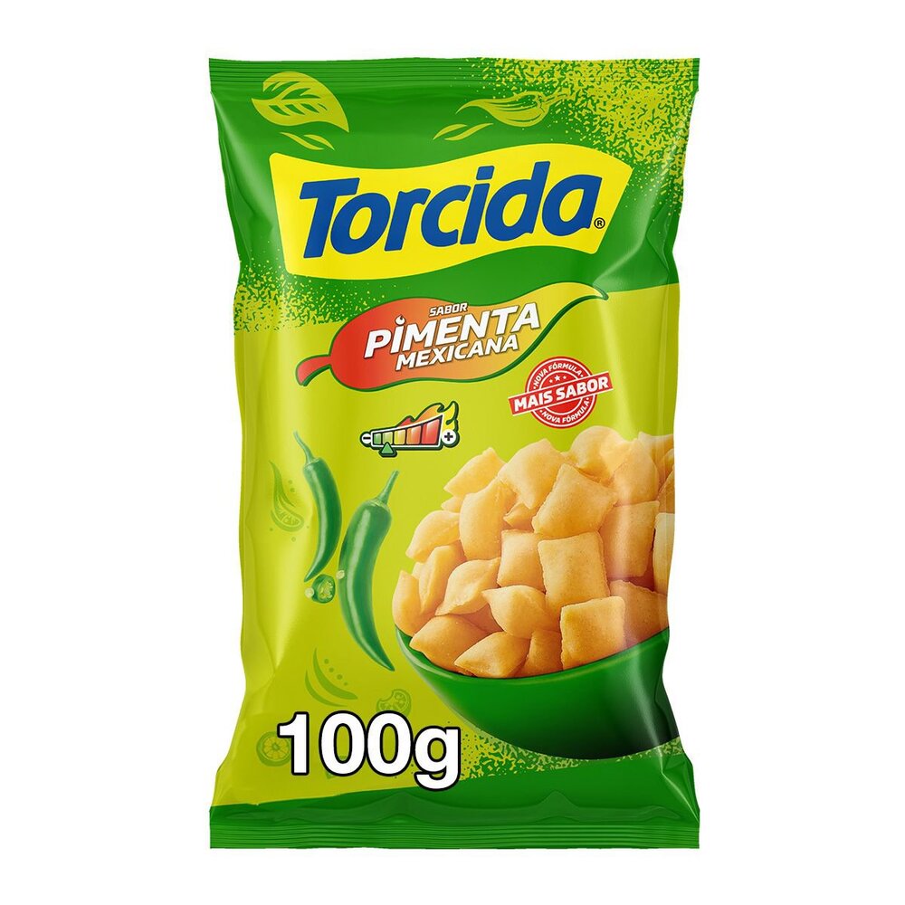 Salgadinho Torcida Pimenta Mexicana 100g