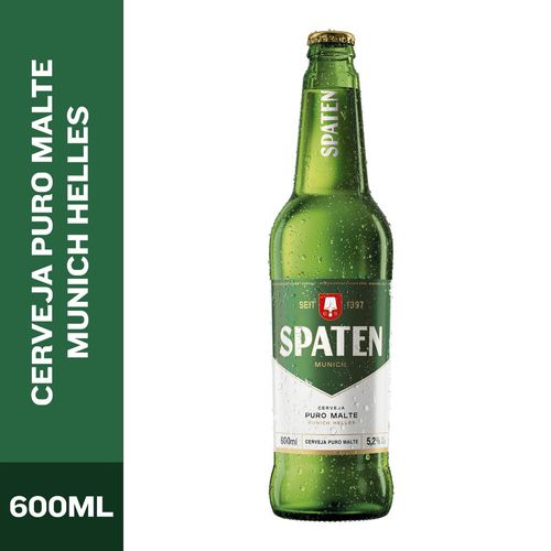 Cerveja-Spaten-Puro-Malte-600ml-Garrafa Cerveja-Spaten-Puro-Malte-600ml-Garrafa