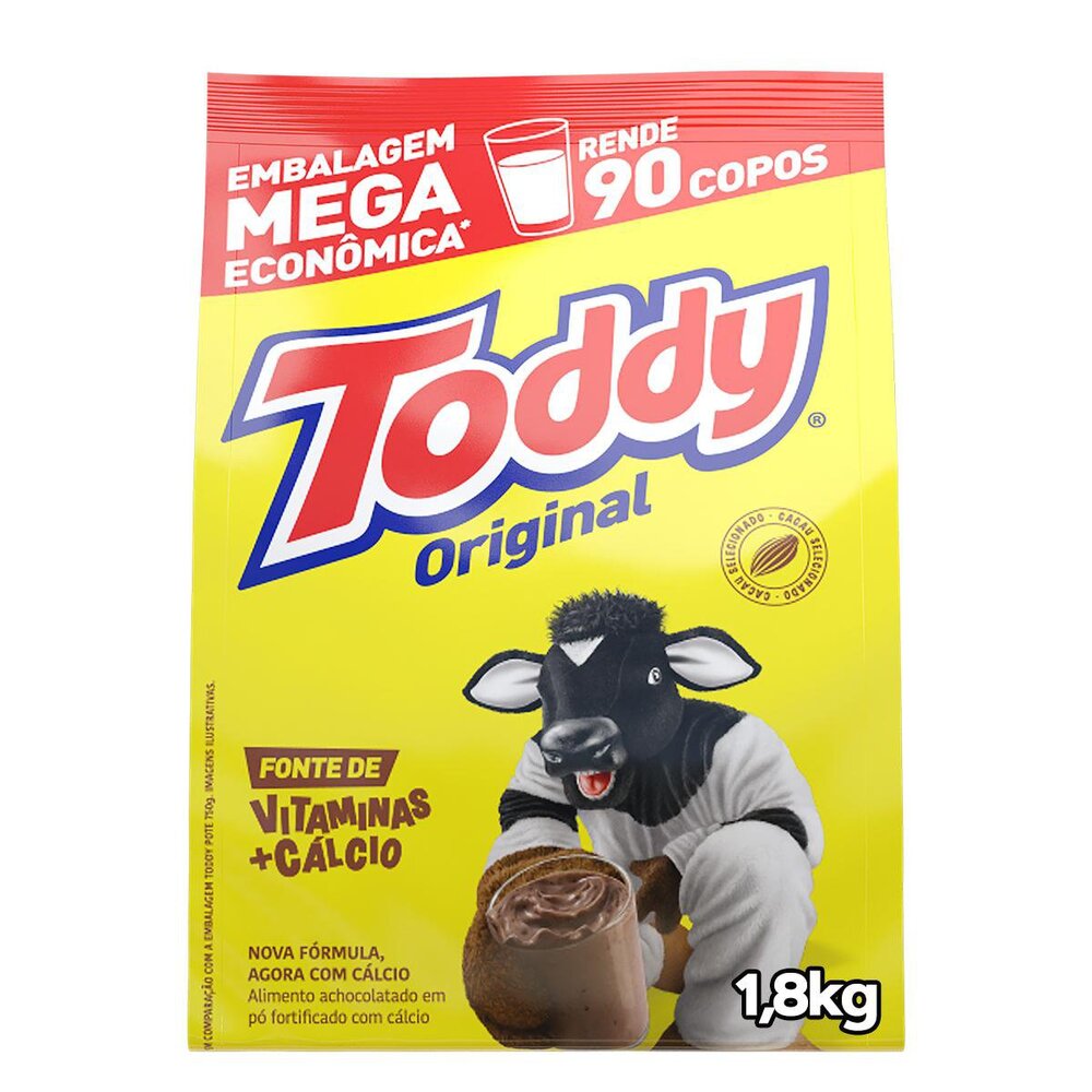Achocolatado em pó Toddy Original - Embalagem Econômica 1,8kg