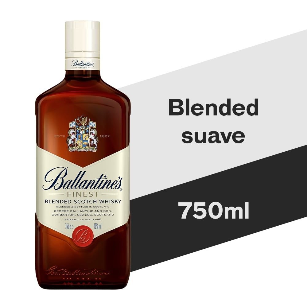 Whisky Ballantine's Finest Blended Escocês - 750 ml - Apoio Entrega V2