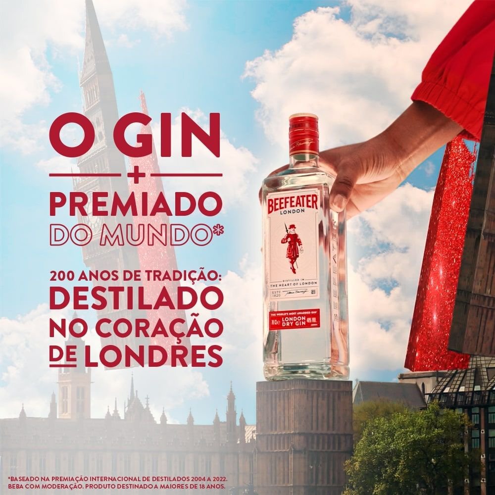 Gin Beefeater London Dry - 750 ml - Apoio Entrega V2