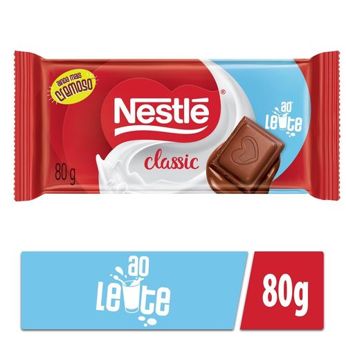 Chocolate-ao-Leite-NESTLE-CLASSIC-Tablete-80g Chocolate-ao-Leite-NESTLE-CLASSIC-Tablete-80g