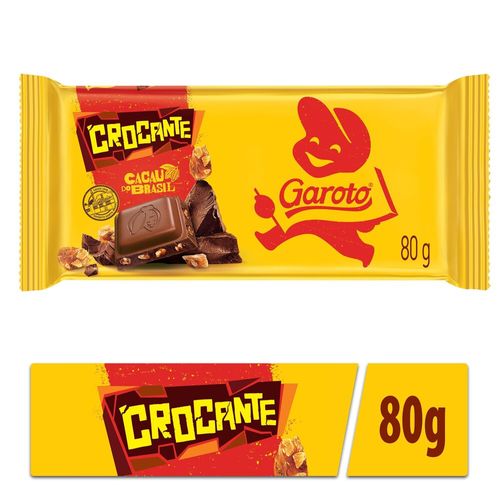 Chocolate-GAROTO-Crocante-Tablete-80g Chocolate-GAROTO-Crocante-Tablete-80g