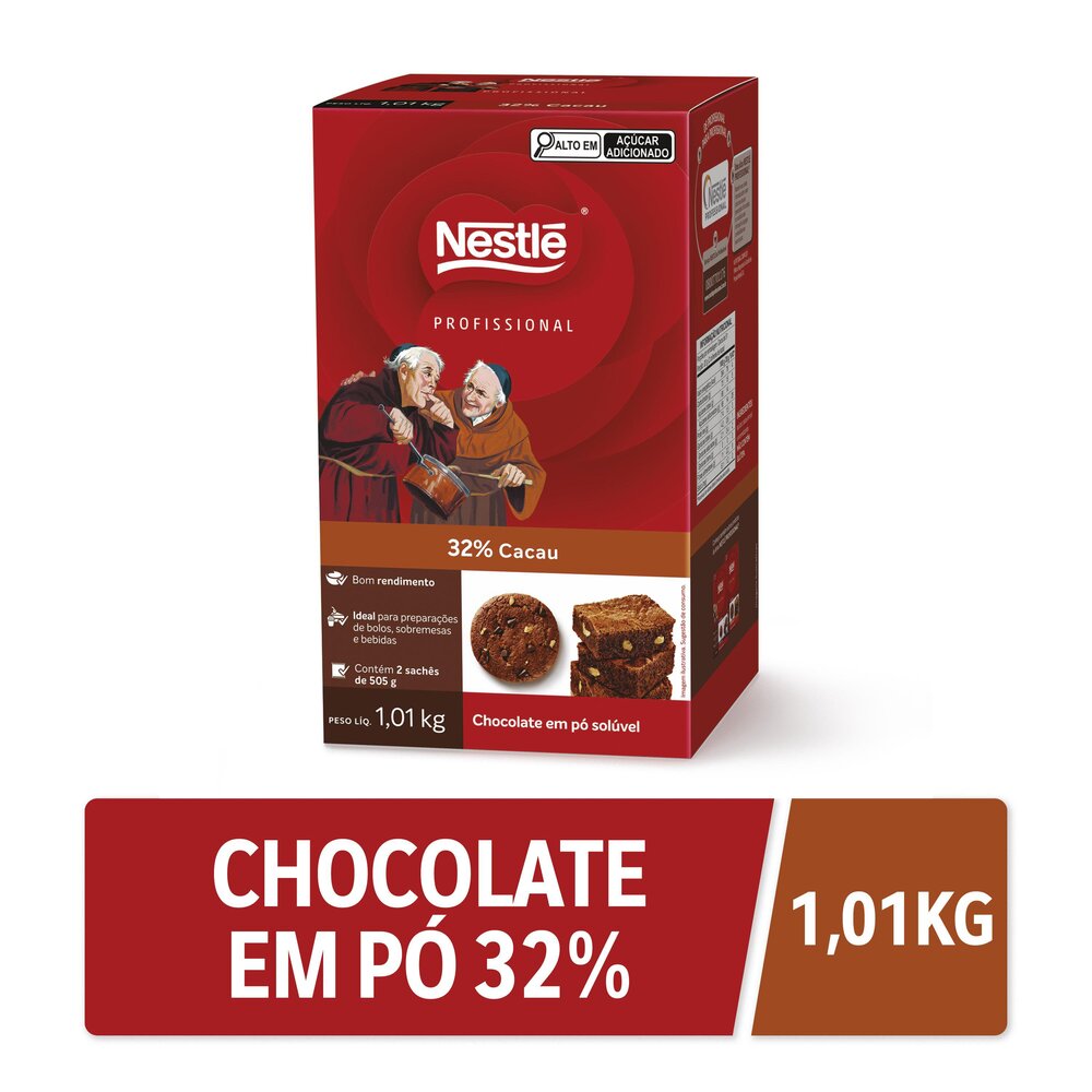 Chocolate em Pó 32% Cacau DOIS FRADES® 1kg