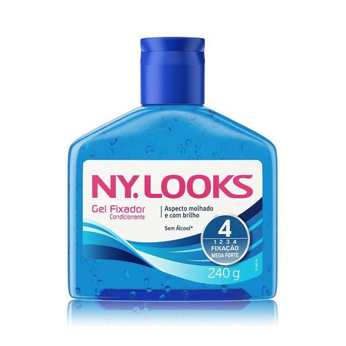 Gel-Fixador-Condicionante-4-Mega-Forte-Ny.-Looks-Frasco-240g Gel-Fixador-Condicionante-4-Mega-Forte-Ny.-Looks-Frasco-240g