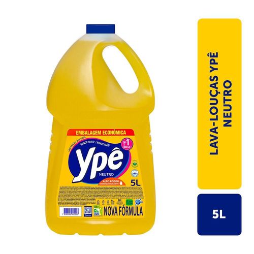 Lava-Loucas-Liquido-Neutro-Ype-Galao-5l-Embalagem-Economica Lava-Loucas-Liquido-Neutro-Ype-Galao-5l-Embalagem-Economica