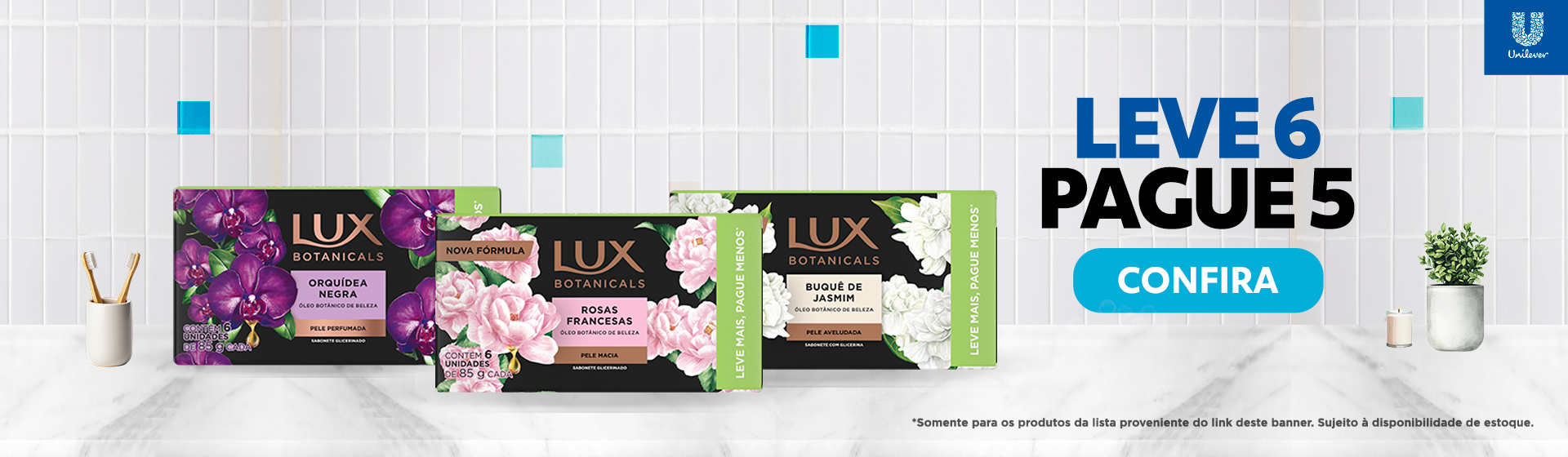 Sabonete Lux 85g Leve 6 Pague 5 21/09